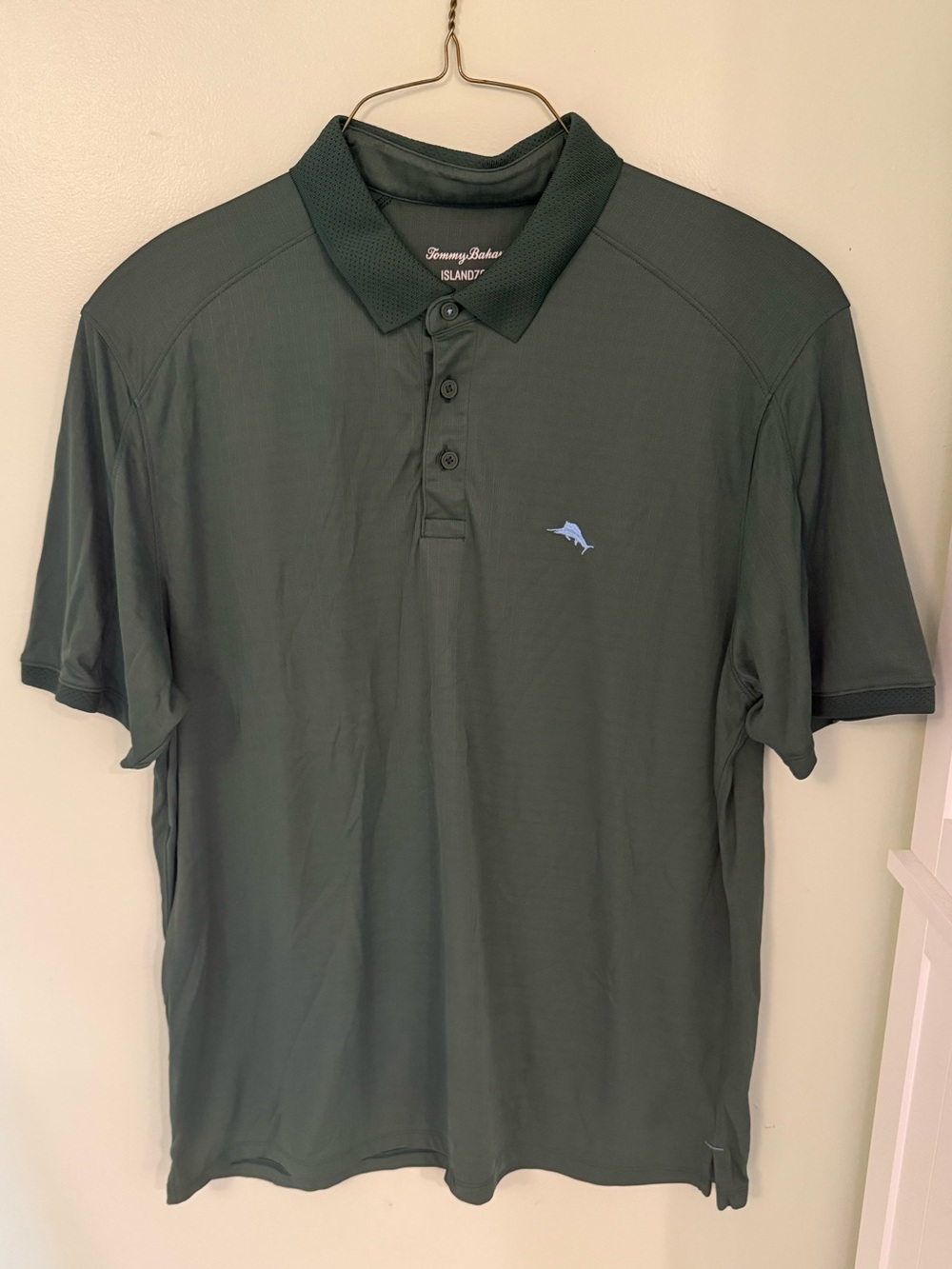 Tommy Bahama Men's Palm Coast Pro IslandZone Polo in a green XXL